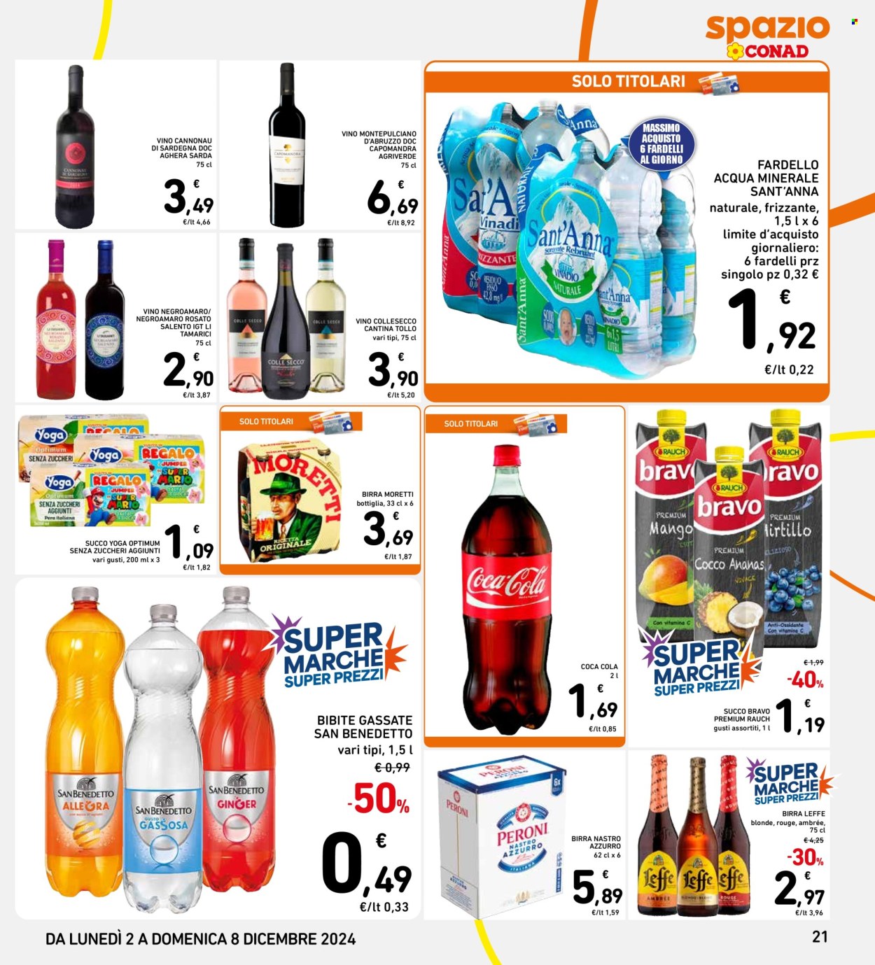 Leták Spazio Conad - 2.12.2024 - 8.12.2024. Strana 21