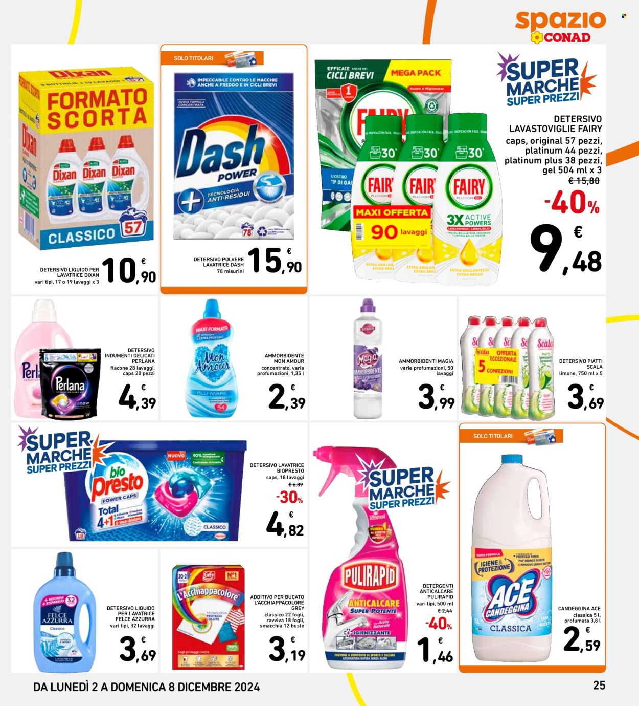Leták Spazio Conad - 2.12.2024 - 8.12.2024. Strana 25