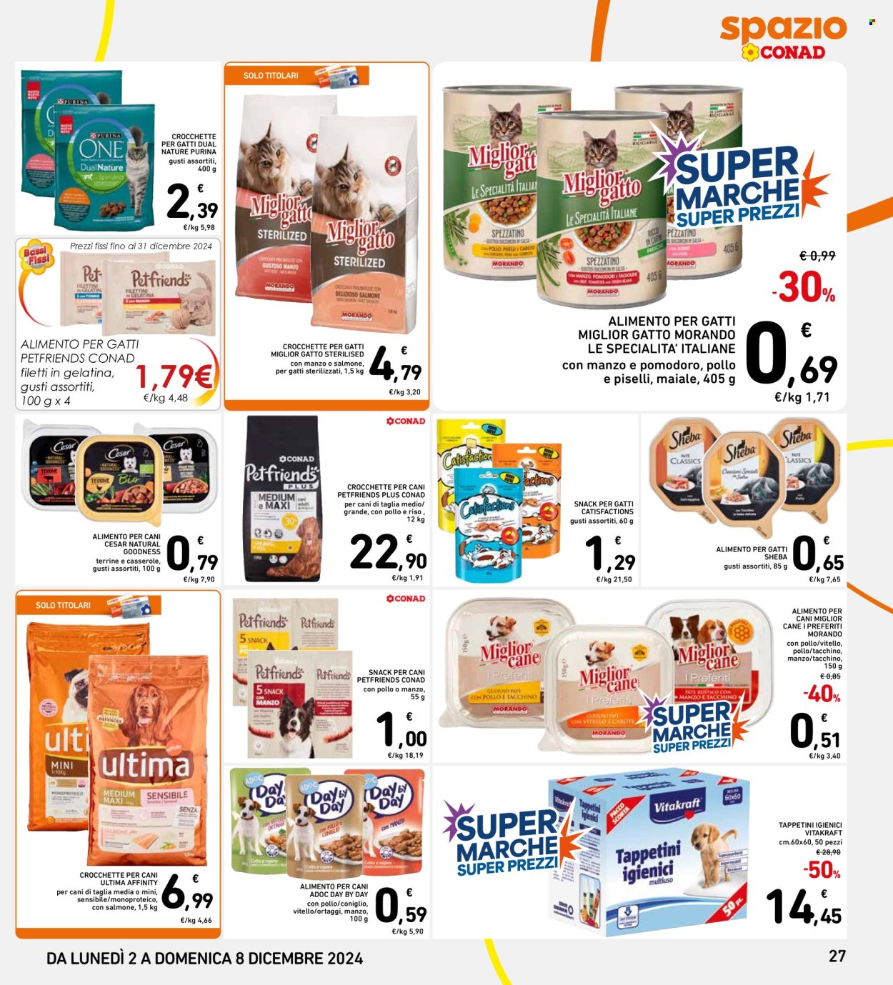 Leták Spazio Conad - 2.12.2024 - 8.12.2024. Strana 27