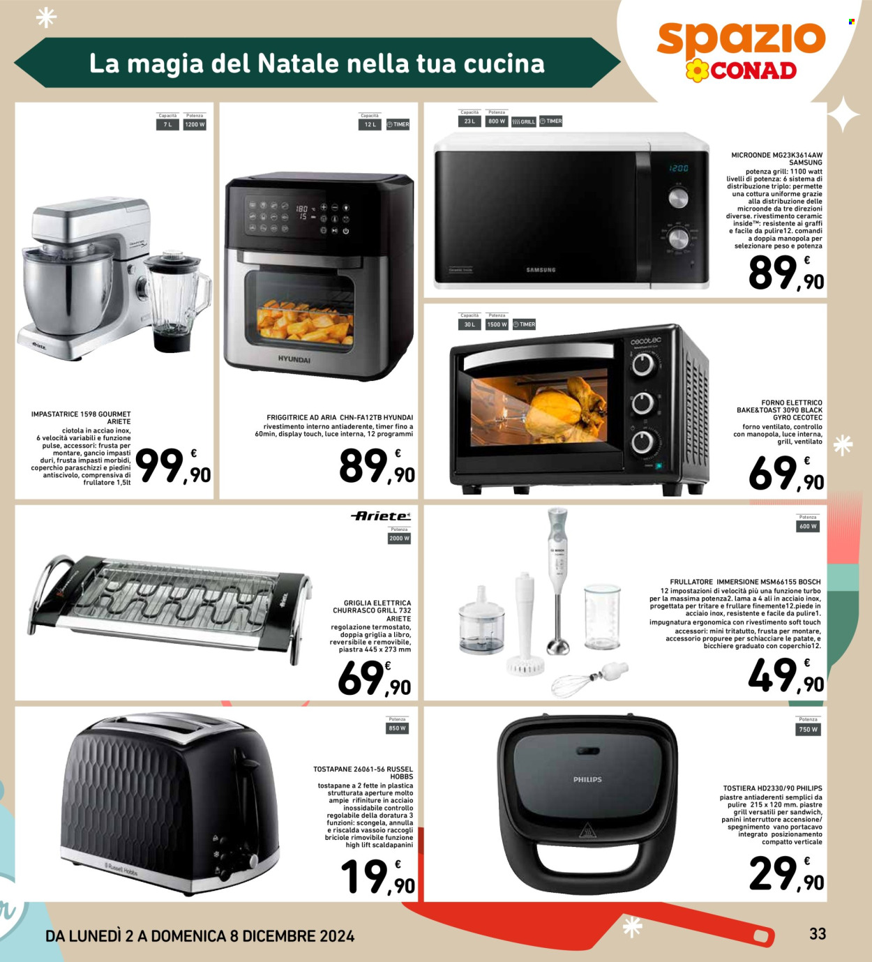 Leták Spazio Conad - 2.12.2024 - 8.12.2024. Strana 33