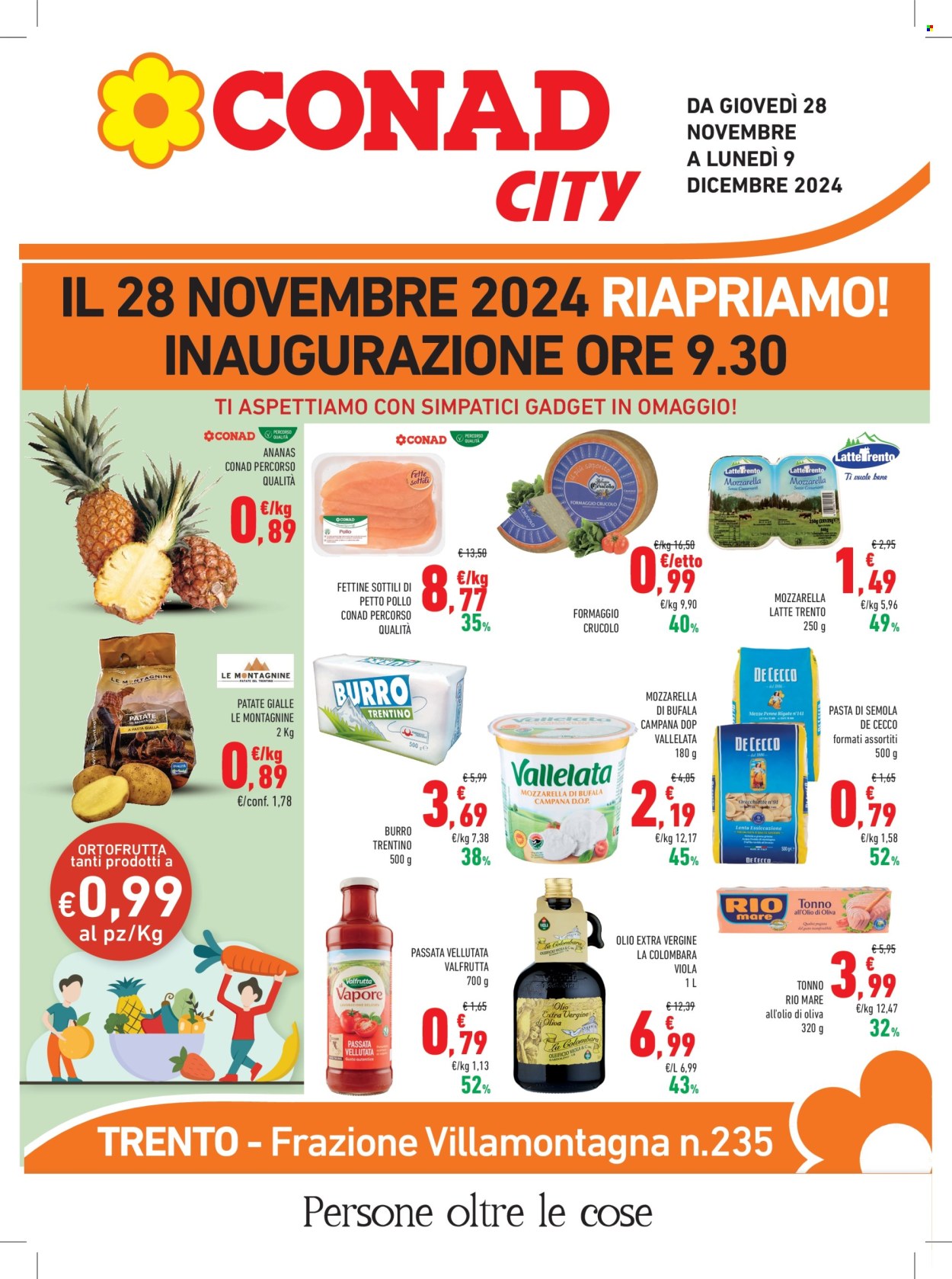 Volantino Conad - 28/11/2024 - 9/12/2024. Pagina 1