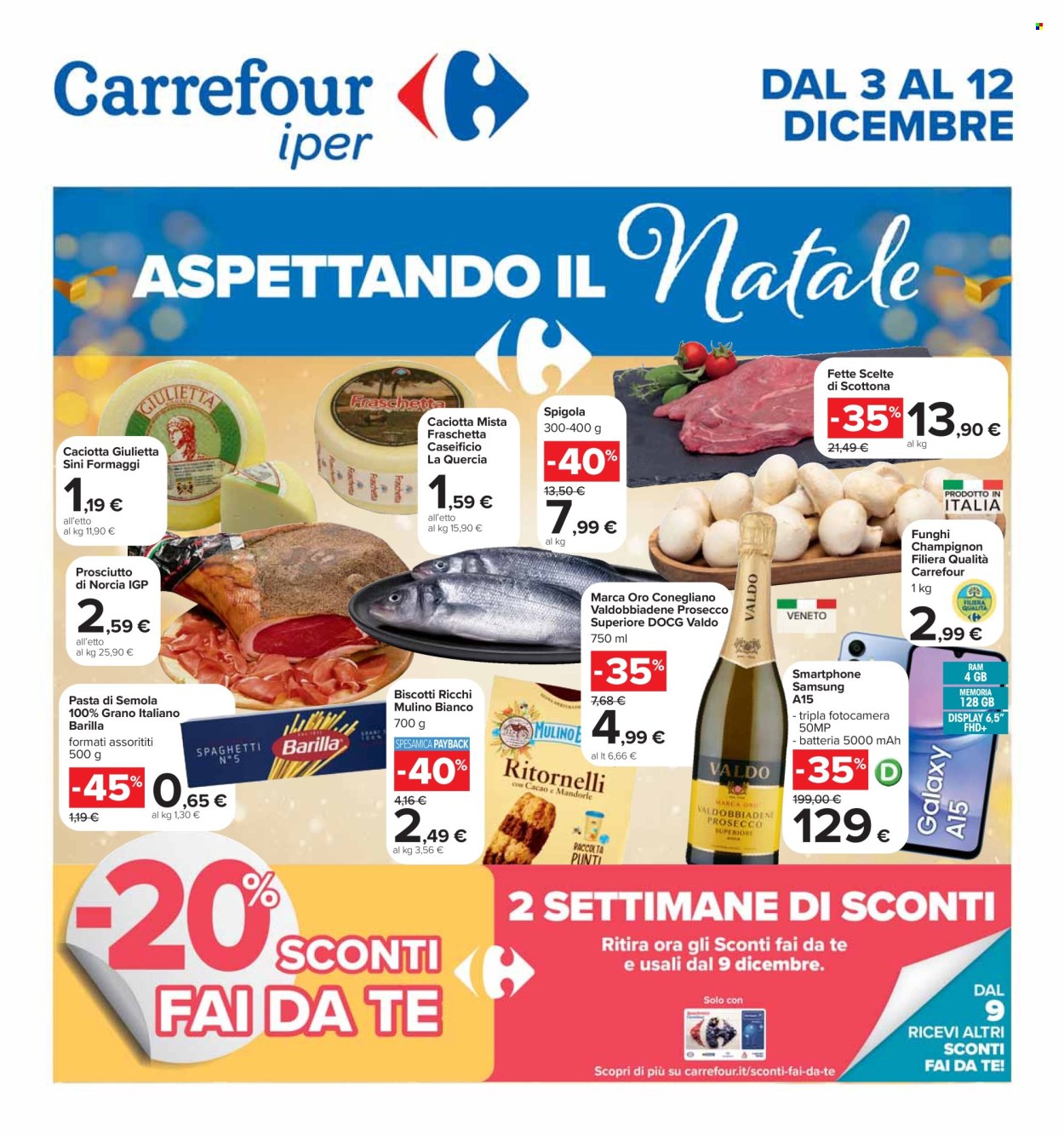 Volantino Carrefour - 3/12/2024 - 12/12/2024. Pagina 1