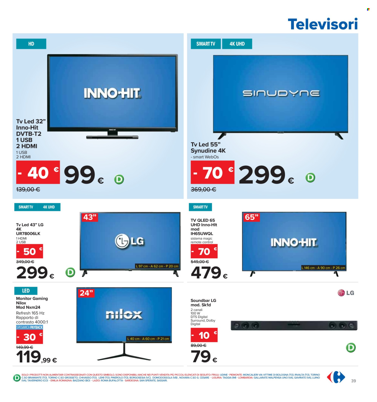 Volantino Carrefour - 3/12/2024 - 12/12/2024. Pagina 39