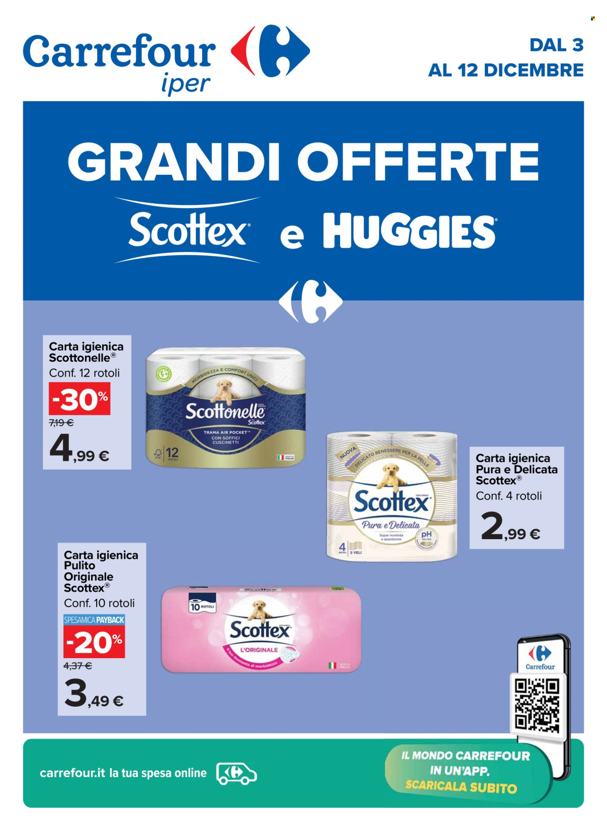 Volantino Carrefour - 3/12/2024 - 12/12/2024. Pagina 1