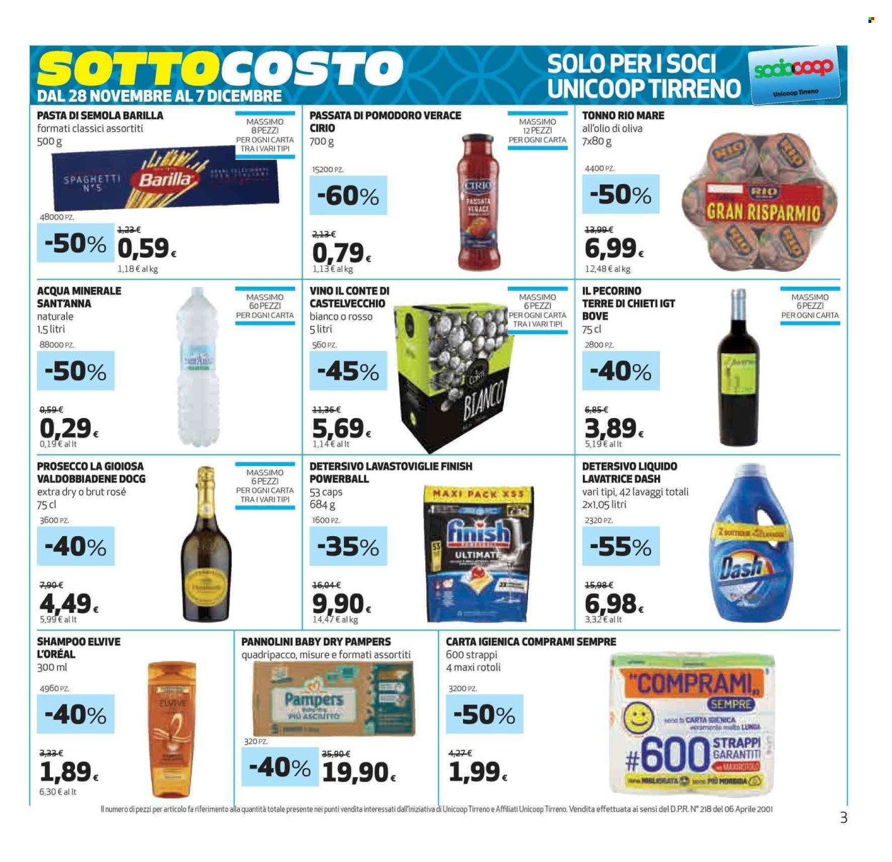 Leták Coop - 28.11.2024 - 11.12.2024. Strana 3