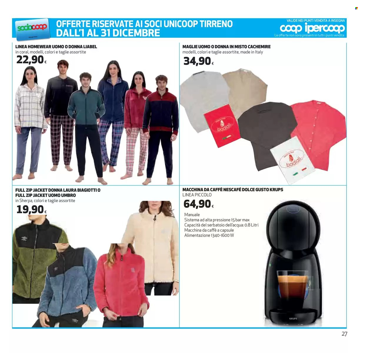 Volantino Coop - 28/11/2024 - 11/12/2024. Pagina 27