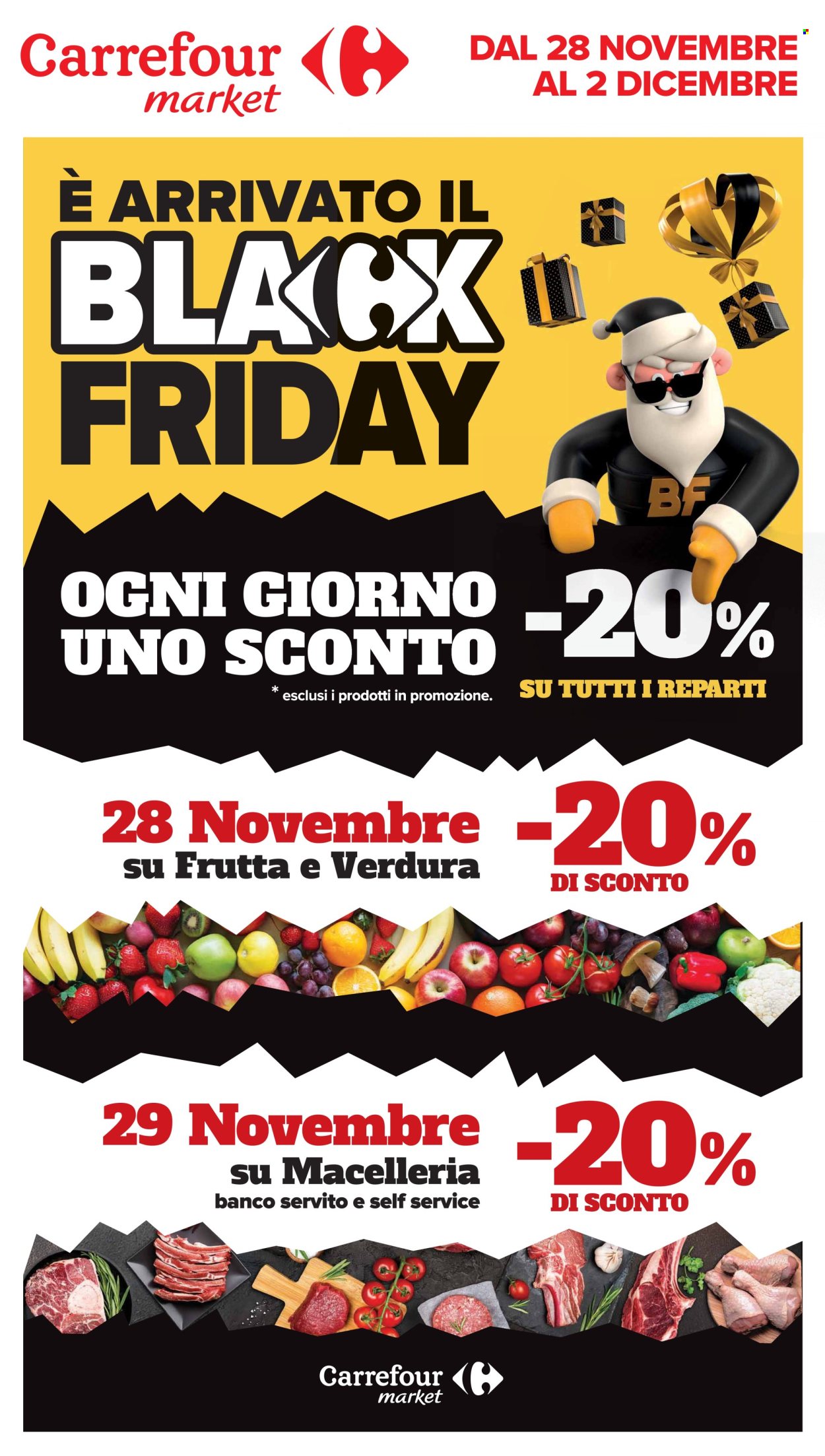 Leták Carrefour - 28.11.2024 - 2.12.2024. Strana 1