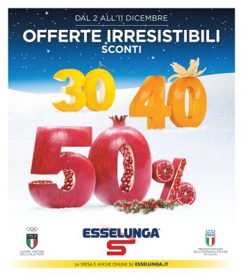 Volantino Esselunga - 2/12/2024 - 11/12/2024.