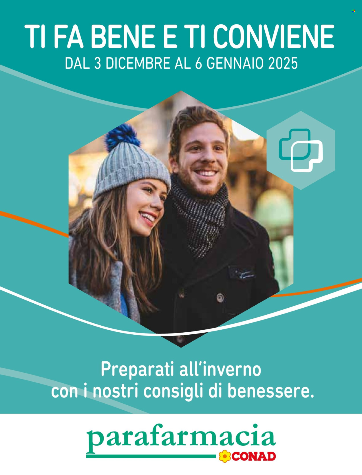 Volantino Conad - 3/12/2024 - 6/1/2025. Pagina 1