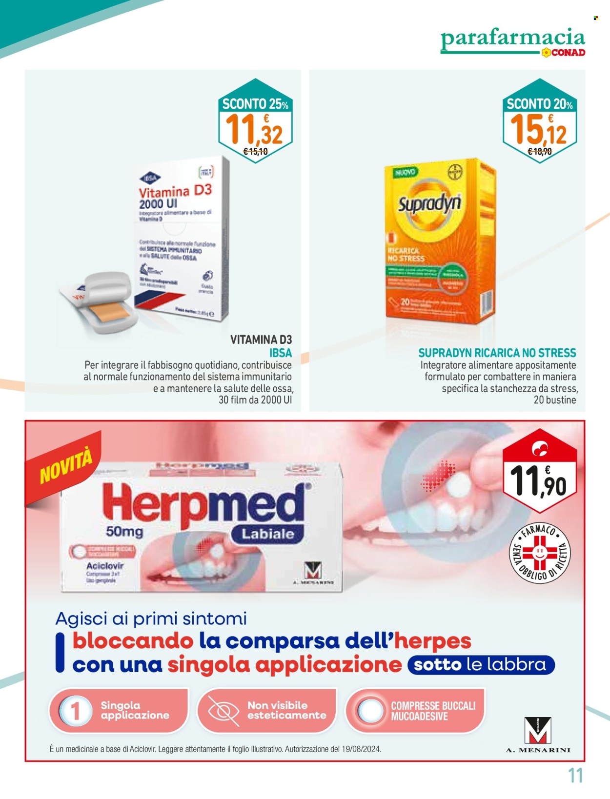 Volantino Conad - 3/12/2024 - 6/1/2025. Pagina 11