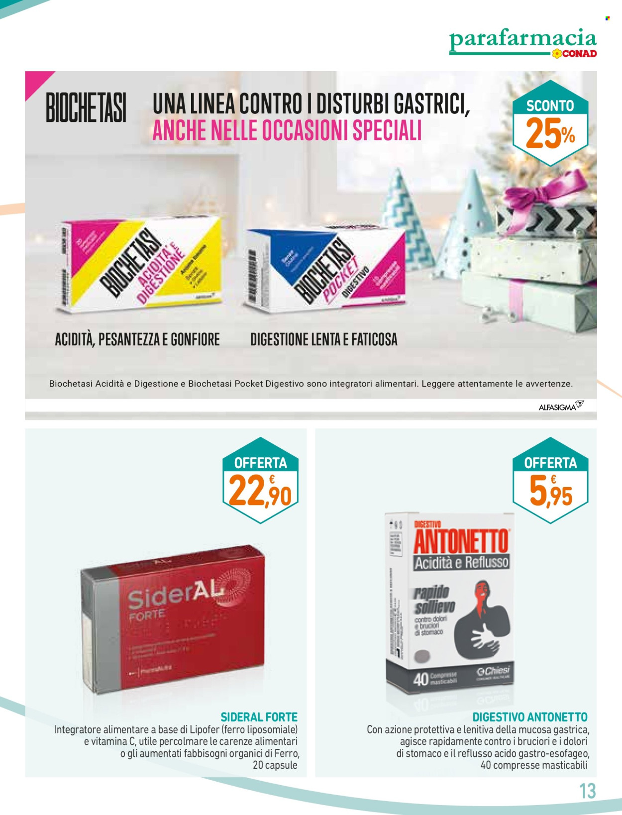 Volantino Conad - 3/12/2024 - 6/1/2025. Pagina 13