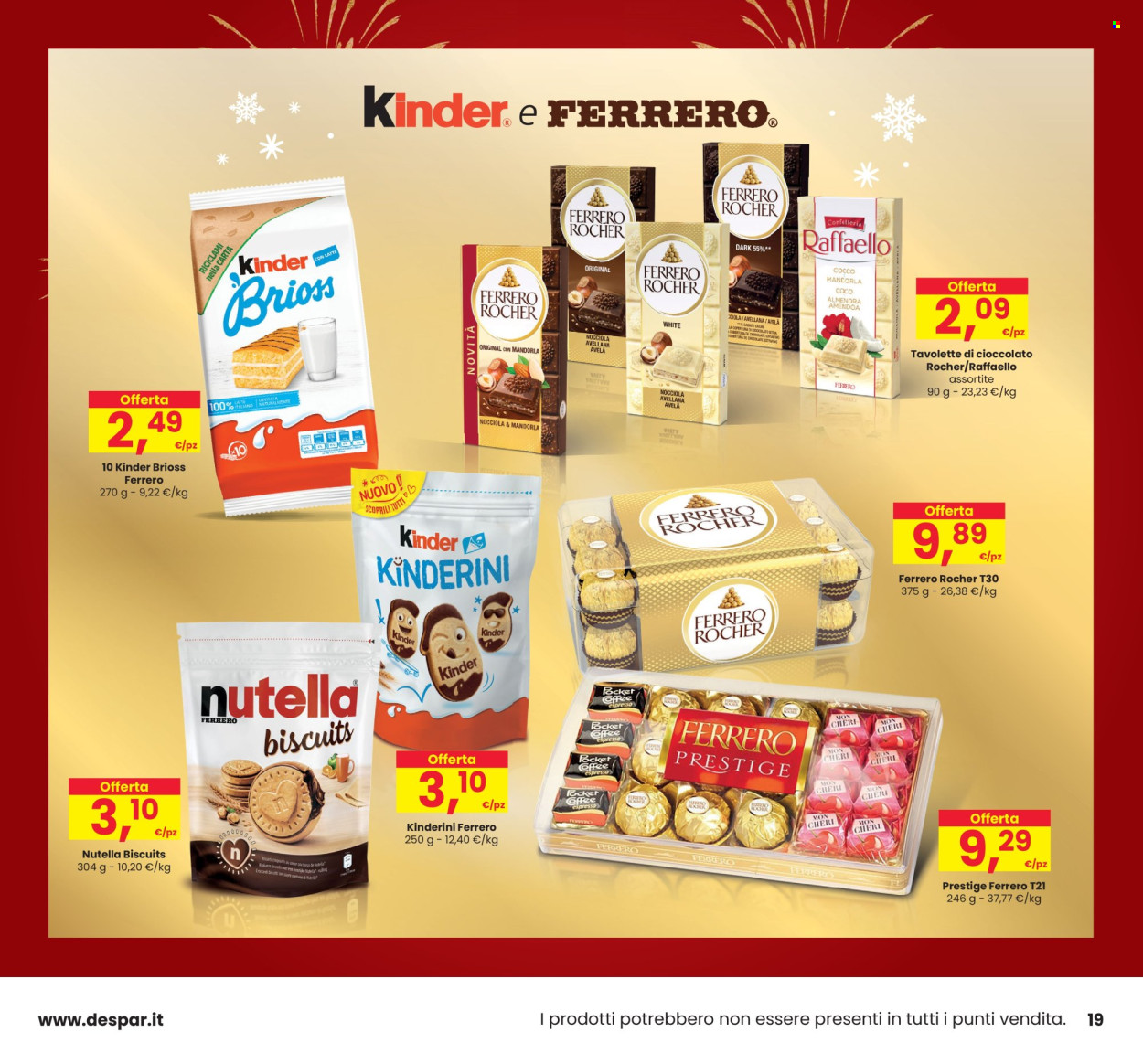 Volantino Despar - 1/12/2024 - 31/12/2024. Pagina 19
