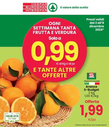 Volantino Eurospar - 2/12/2024 - 8/12/2024.