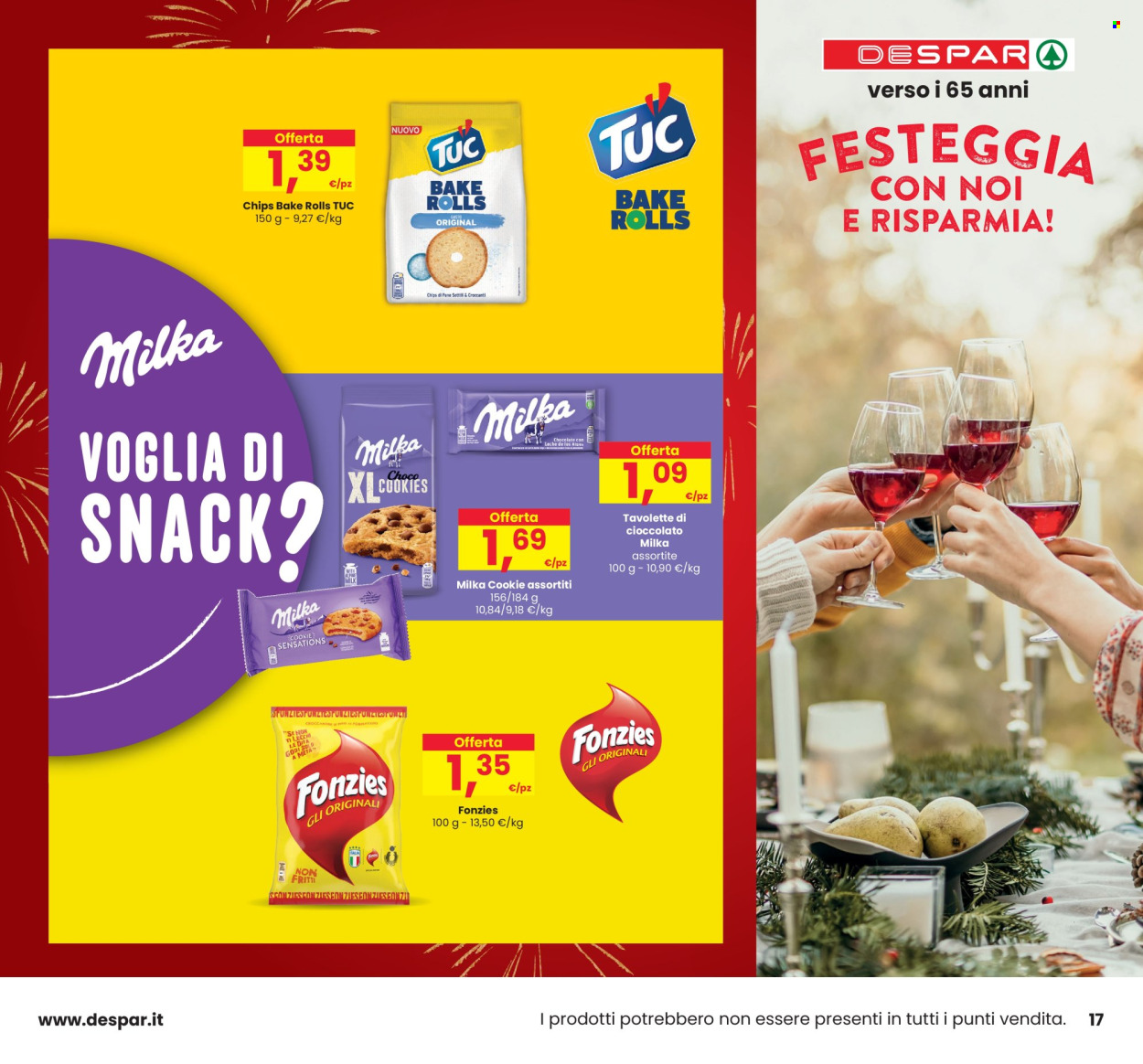 Volantino Eurospar - 1/12/2024 - 31/12/2024. Pagina 17