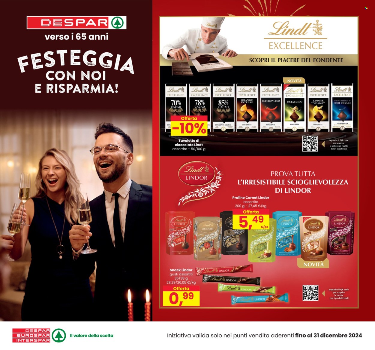 Volantino Eurospar - 1/12/2024 - 31/12/2024. Pagina 18