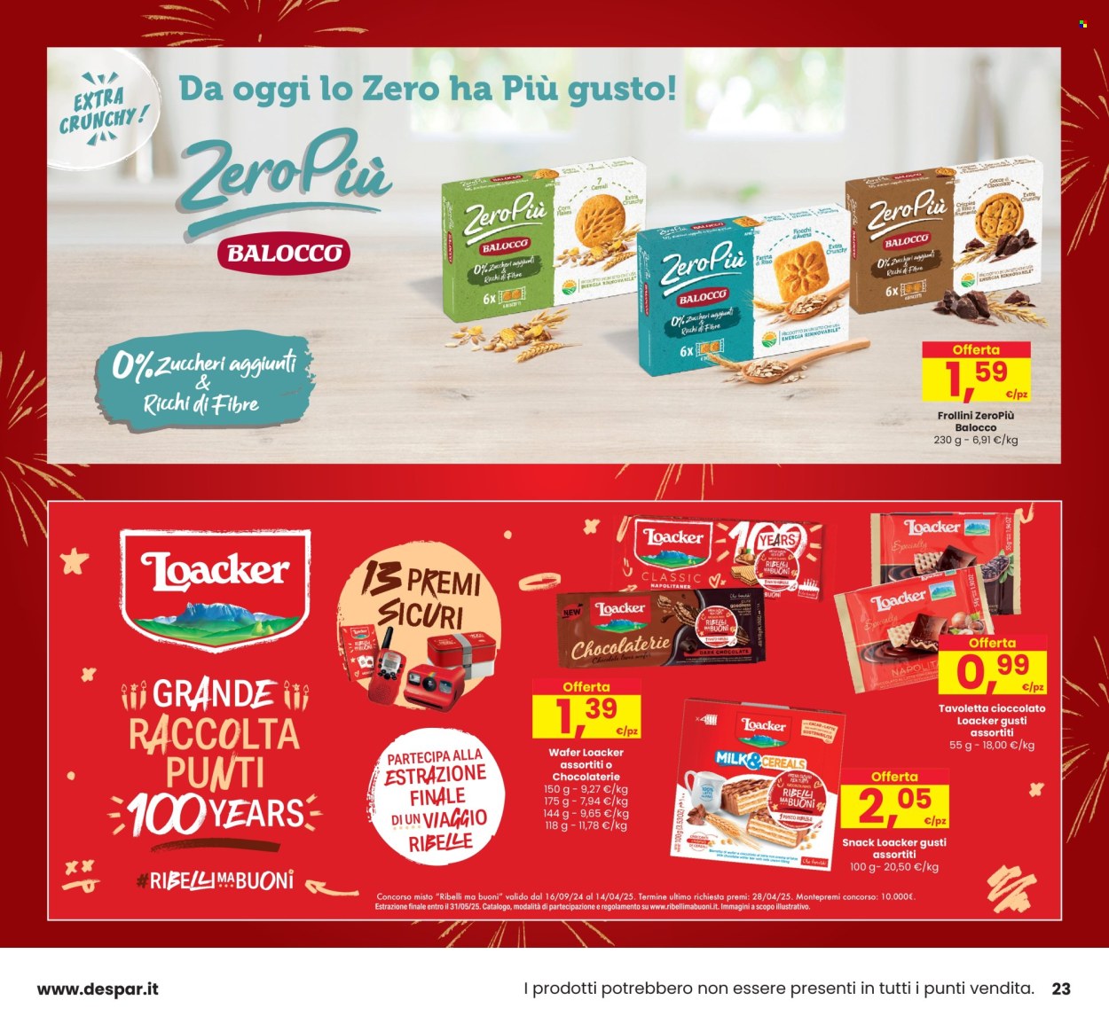 Volantino Eurospar - 1/12/2024 - 31/12/2024. Pagina 23