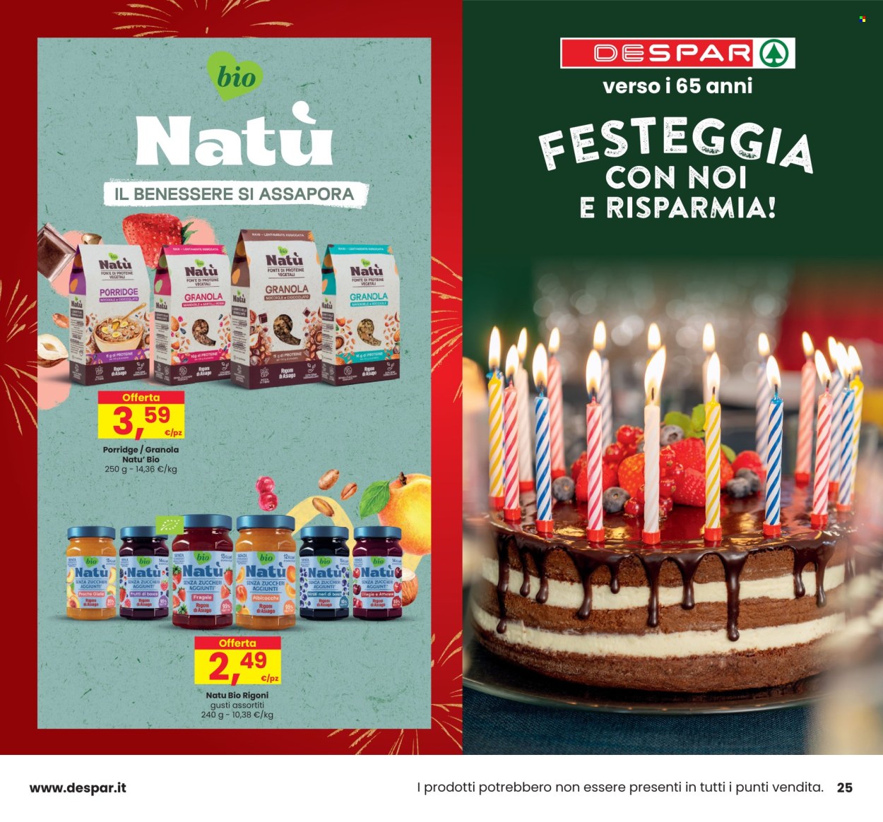 Volantino Eurospar - 1/12/2024 - 31/12/2024. Pagina 25