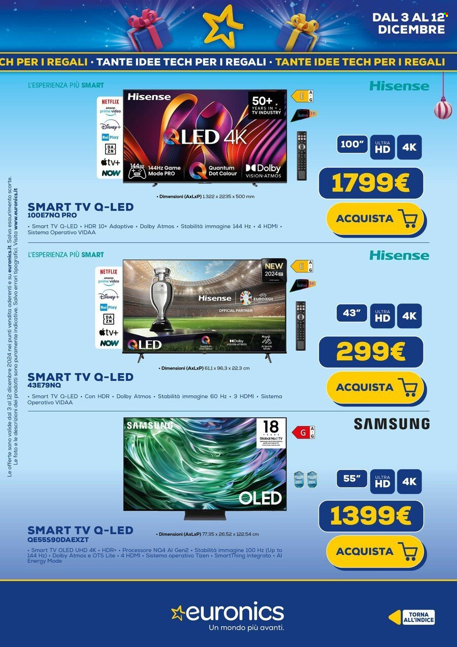 Volantino Euronics - 3/12/2024 - 12/12/2024. Pagina 3