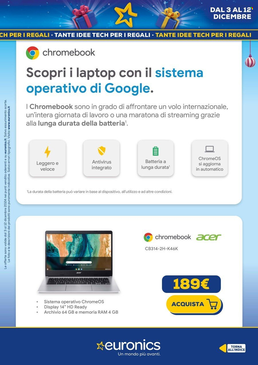 Volantino Euronics - 3/12/2024 - 12/12/2024. Pagina 10