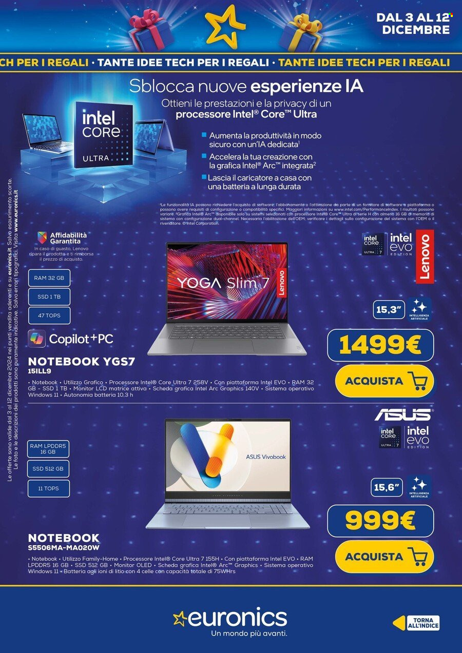 Volantino Euronics - 3/12/2024 - 12/12/2024. Pagina 11