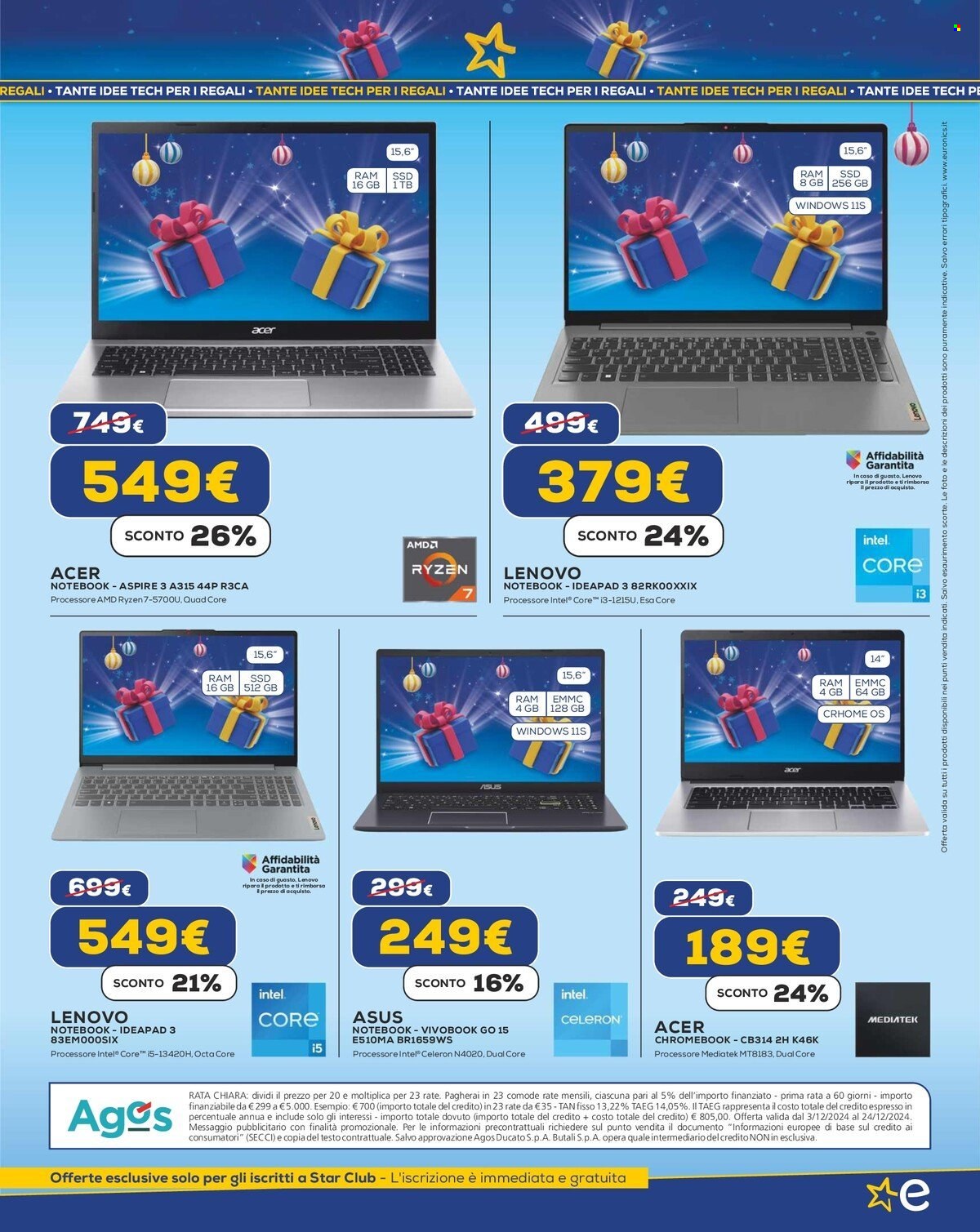 Volantino Euronics - 3/12/2024 - 24/12/2024. Pagina 7