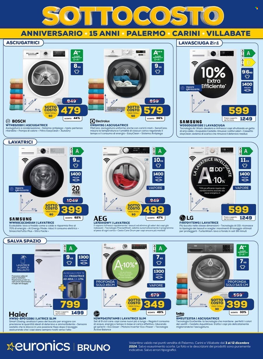 Volantino Euronics - 3/12/2024 - 12/12/2024. Pagina 8