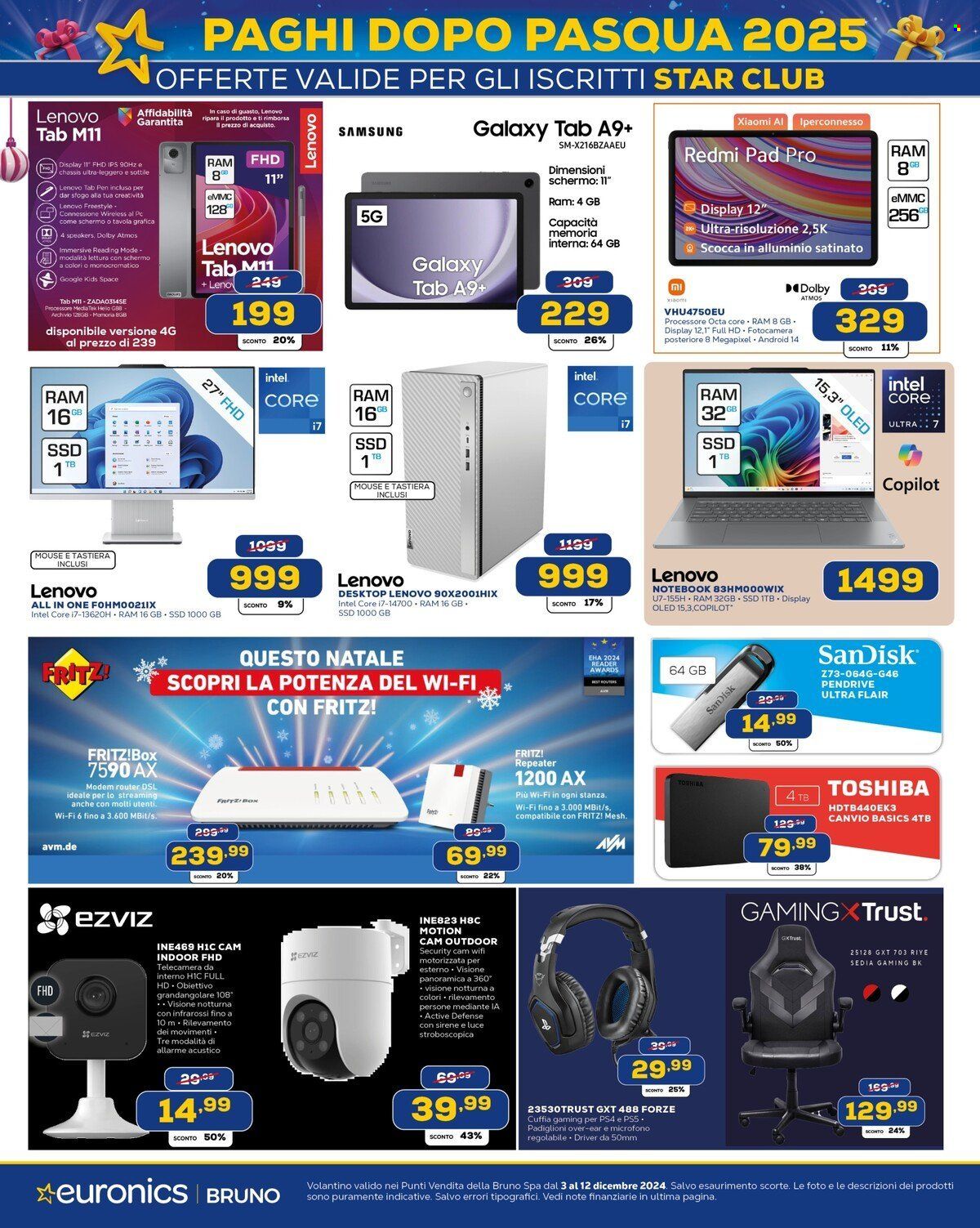 Volantino Euronics - 3/12/2024 - 12/12/2024. Pagina 7