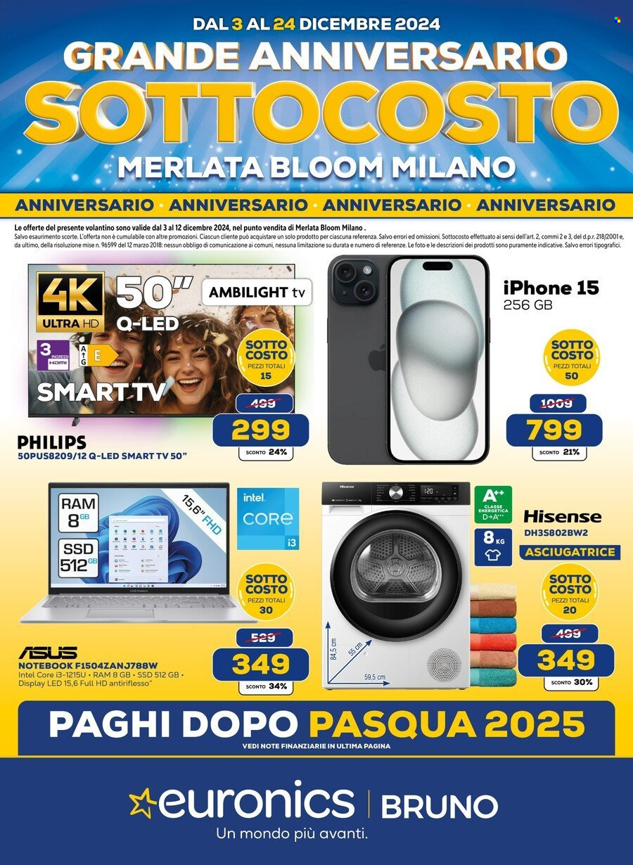 Leták Euronics - 3.12.2024 - 12.12.2024. Strana 1