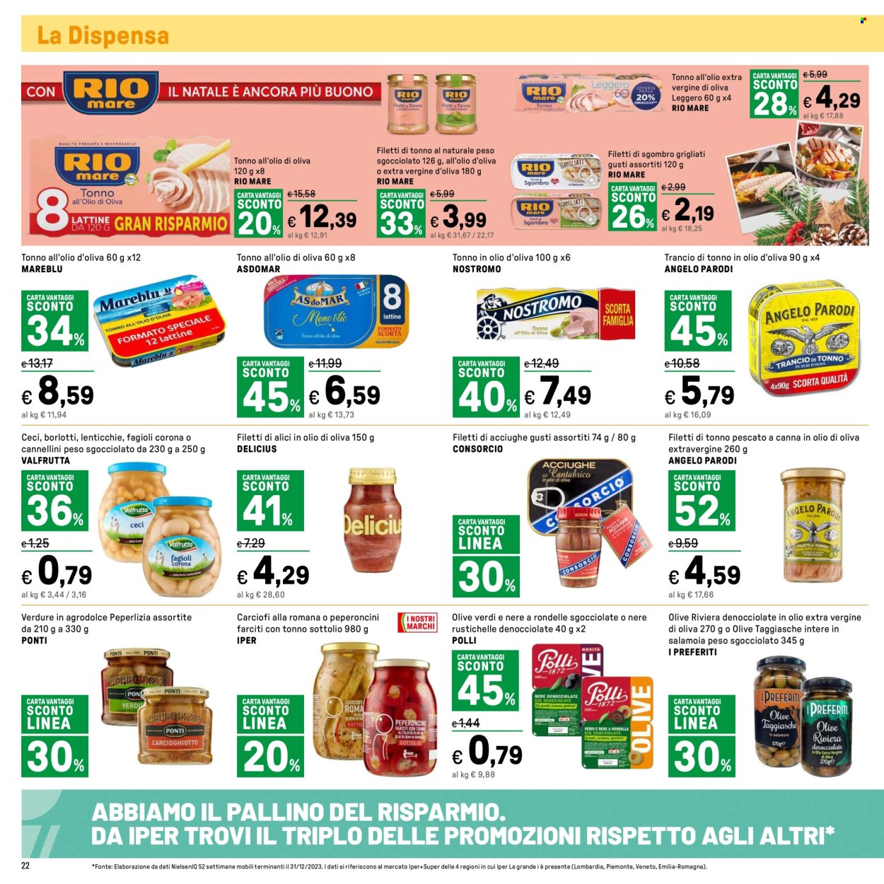 Volantino Iper, La grande i - 6/12/2024 - 15/12/2024. Pagina 22