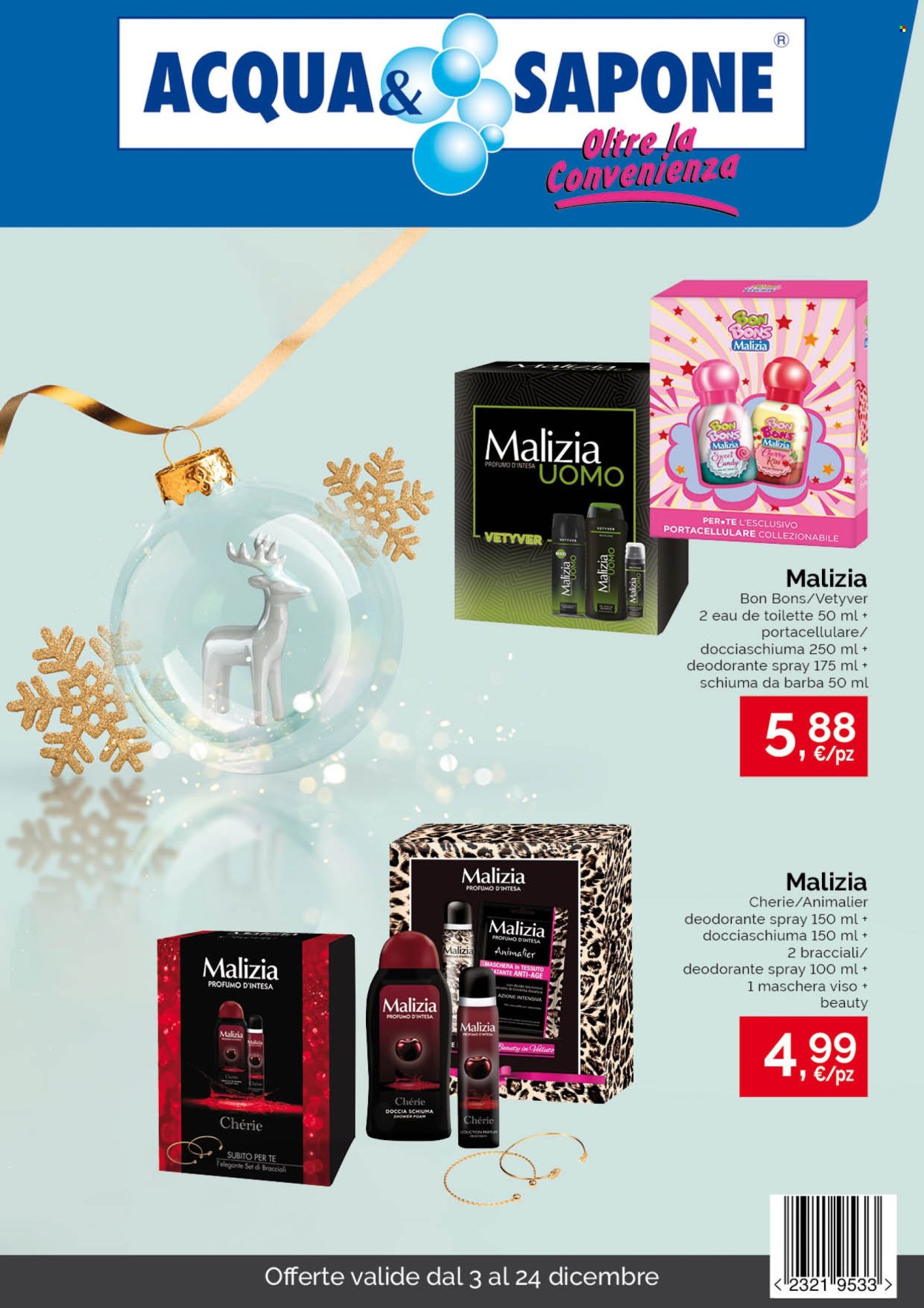 Volantino Acqua & Sapone - 3/12/2024 - 24/12/2024. Pagina 1
