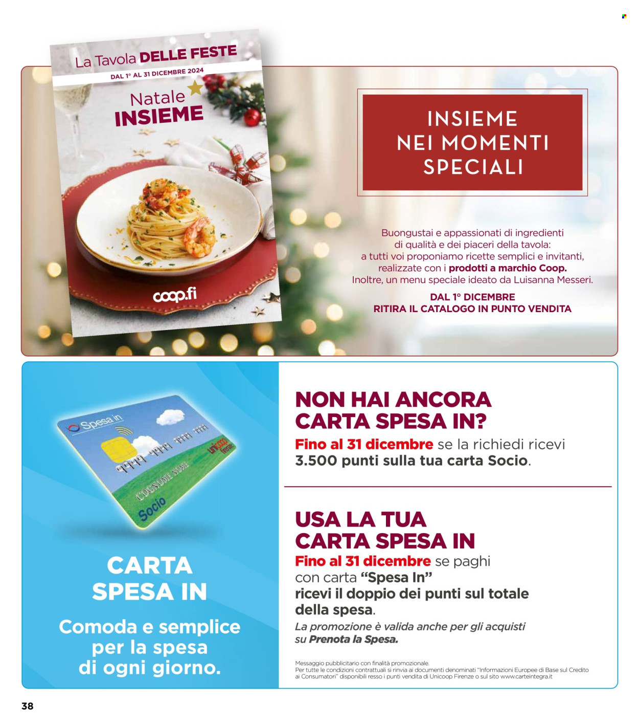 Volantino Coop - 3/12/2024 - 10/12/2024. Pagina 38