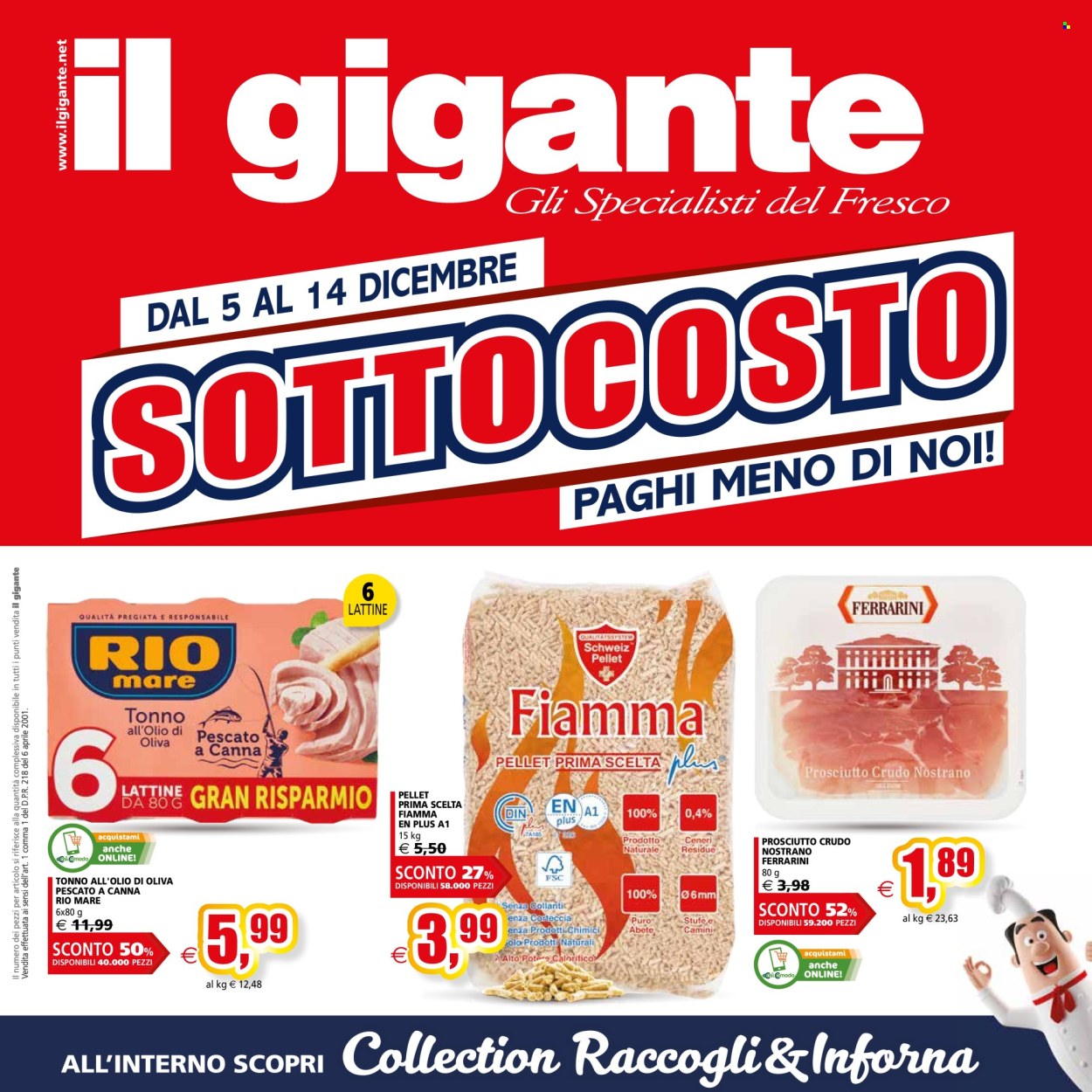Volantino Il Gigante - 5/12/2024 - 14/12/2024. Pagina 1