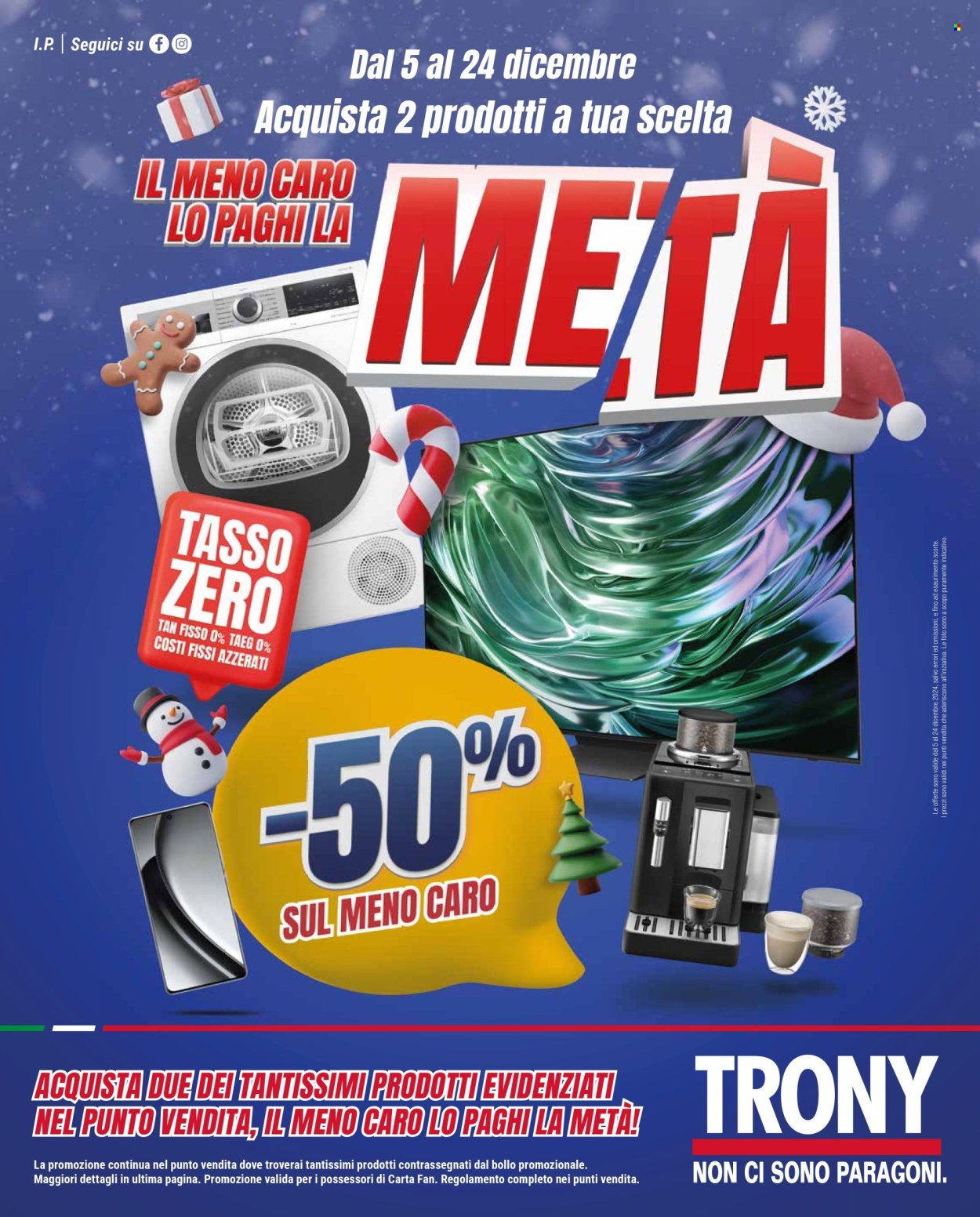 Volantino Trony - 5/12/2024 - 24/12/2024. Pagina 1