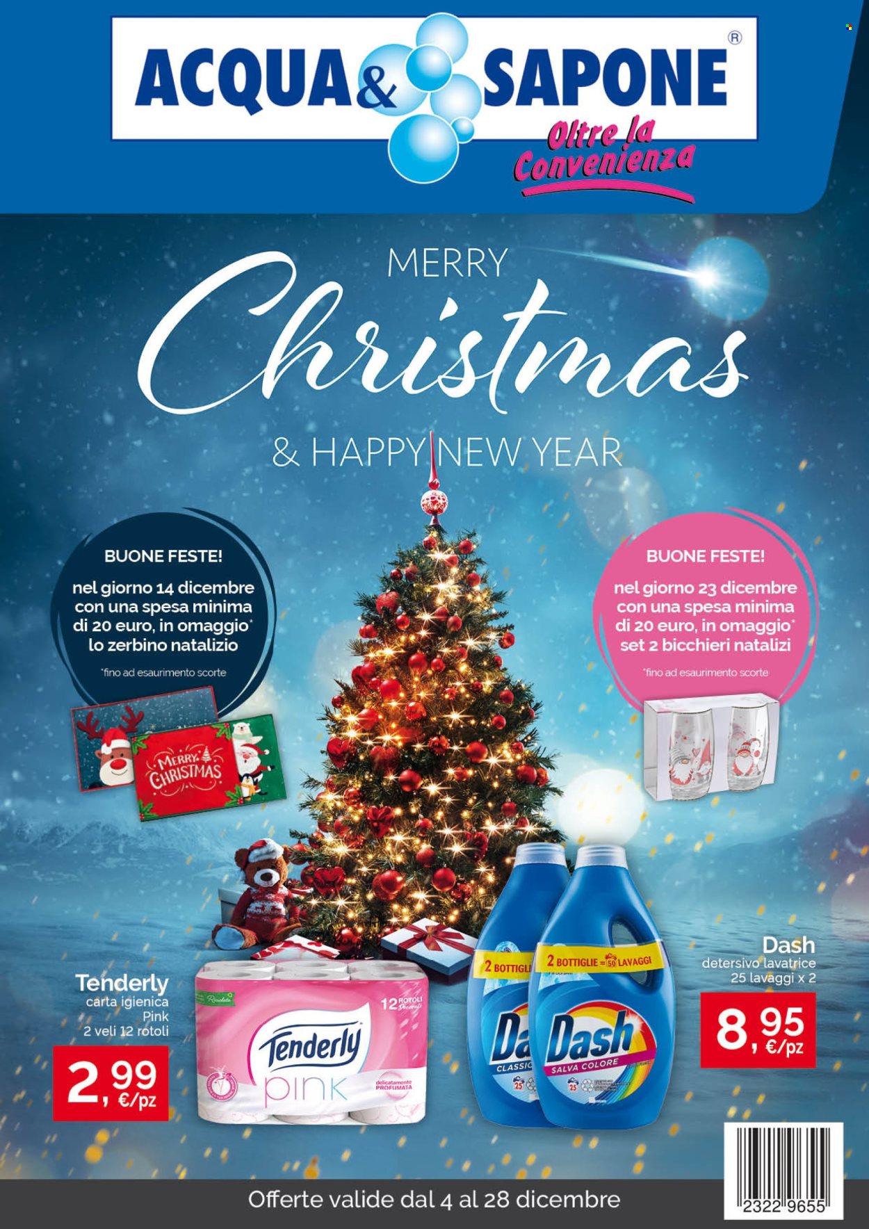 Leták Acqua & Sapone - 4.12.2024 - 28.12.2024. Strana 1