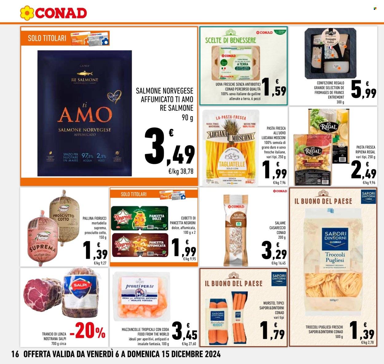 Leták Conad - 6.12.2024 - 15.12.2024. Strana 16
