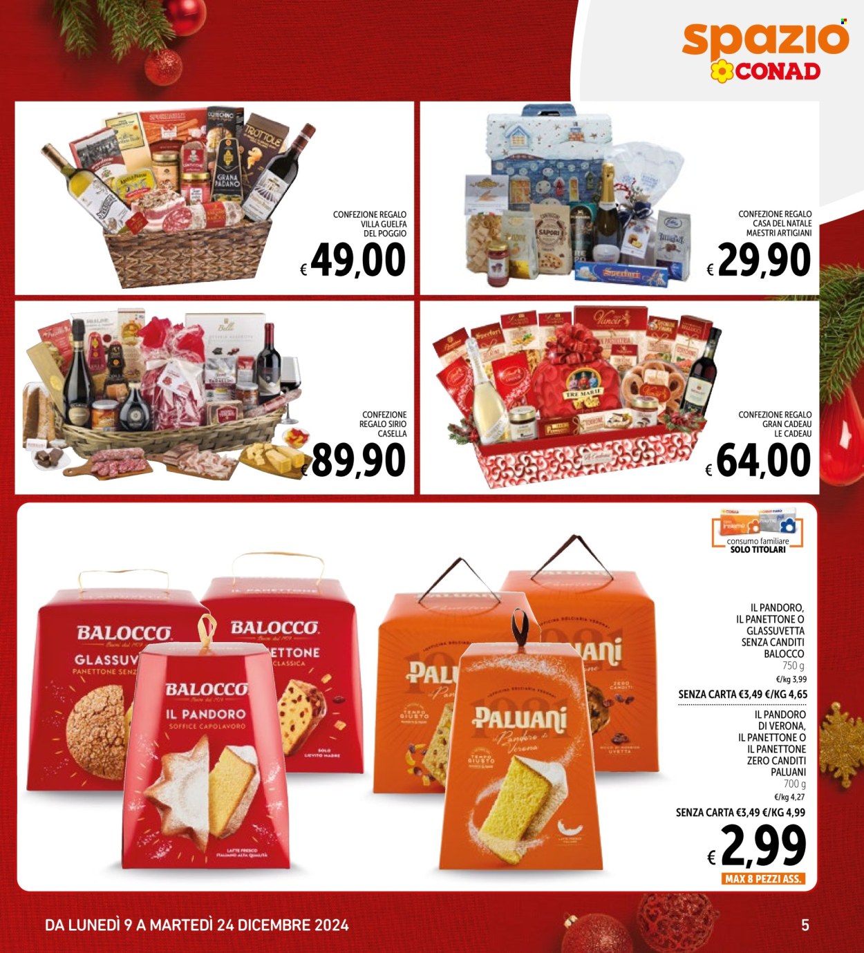 Leták Spazio Conad - 9.12.2024 - 24.12.2024. Strana 5