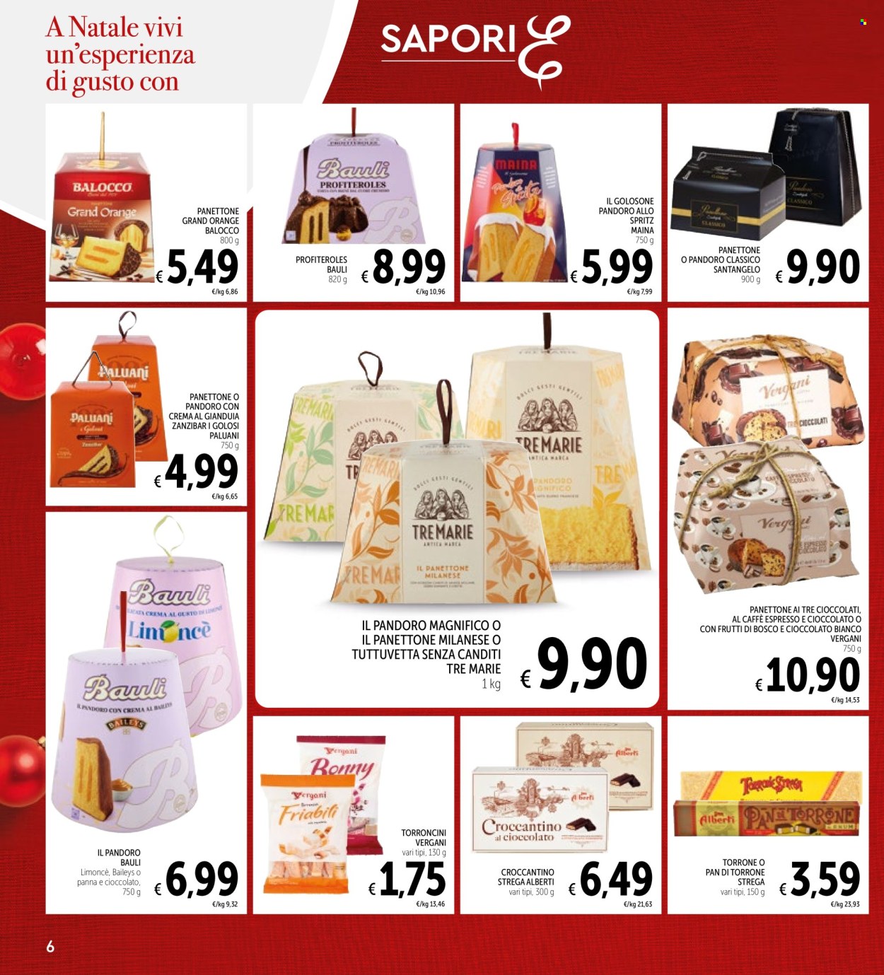 Leták Spazio Conad - 9.12.2024 - 24.12.2024. Strana 6