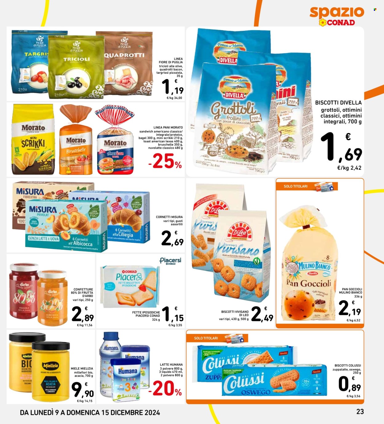Leták Spazio Conad - 9.12.2024 - 15.12.2024. Strana 23