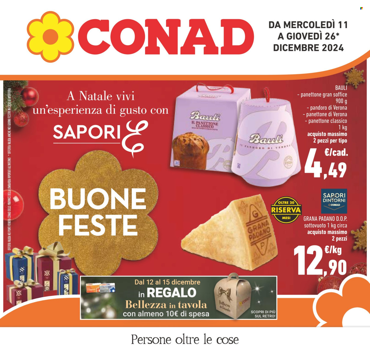 Volantino Conad - 11/12/2024 - 26/12/2024. Pagina 1