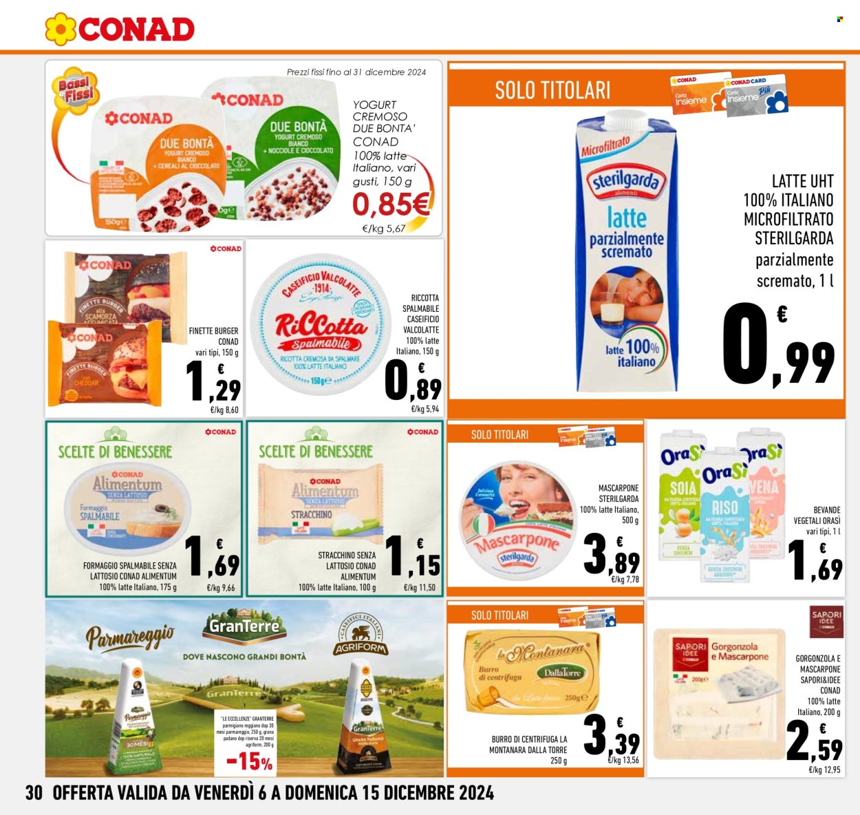 Leták Conad - 6.12.2024 - 15.12.2024. Strana 30