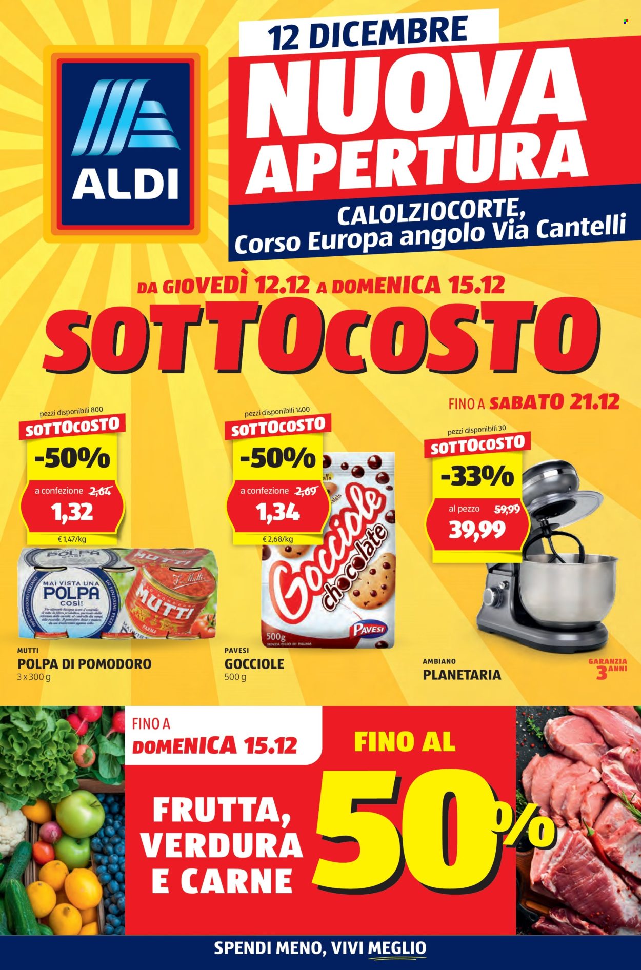 Volantino Aldi - 12/12/2024 - 21/12/2024. Pagina 1