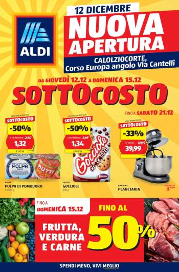 Volantino Aldi - 12/12/2024 - 21/12/2024.