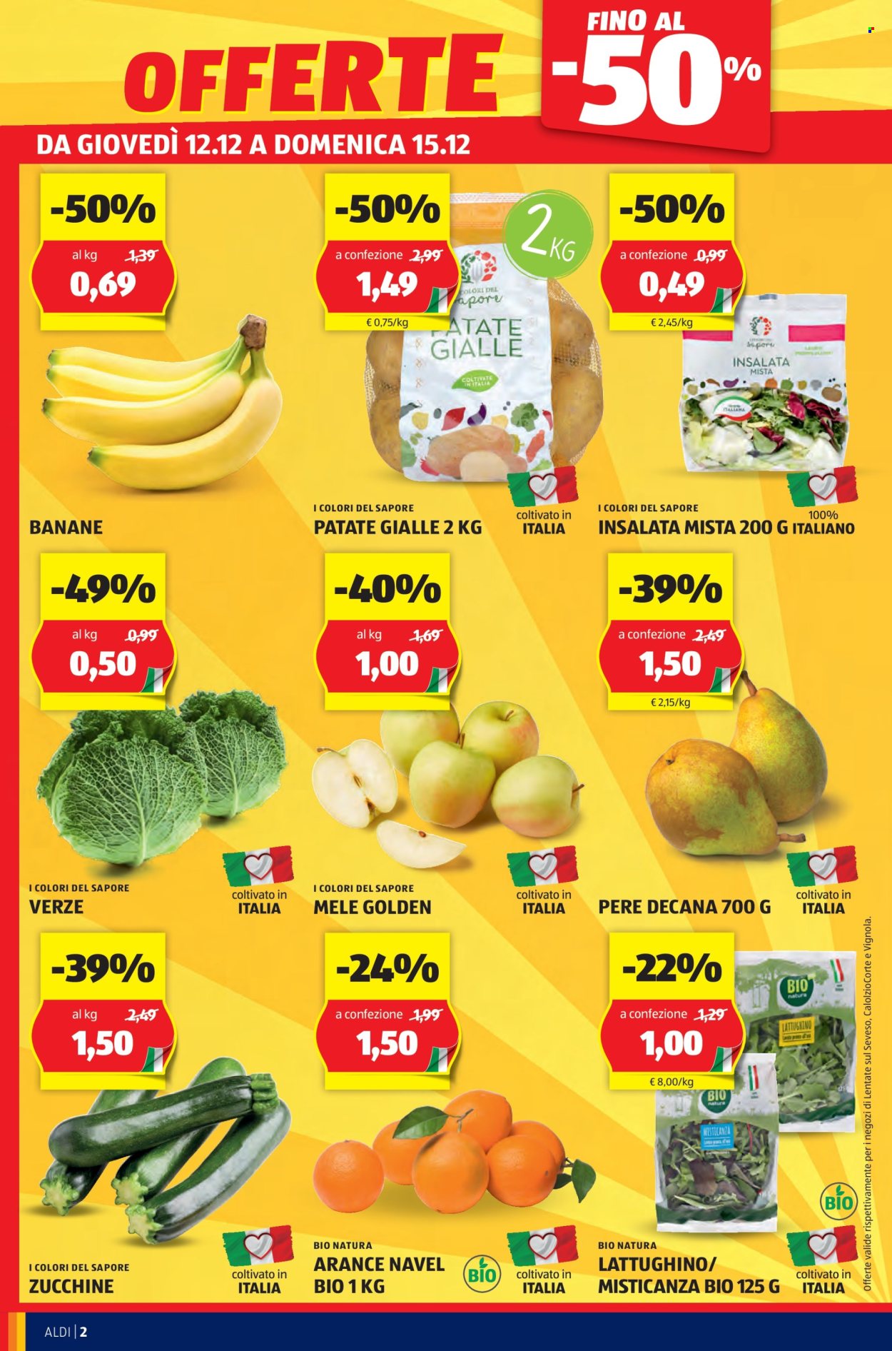 Volantino Aldi - 12/12/2024 - 21/12/2024. Pagina 2