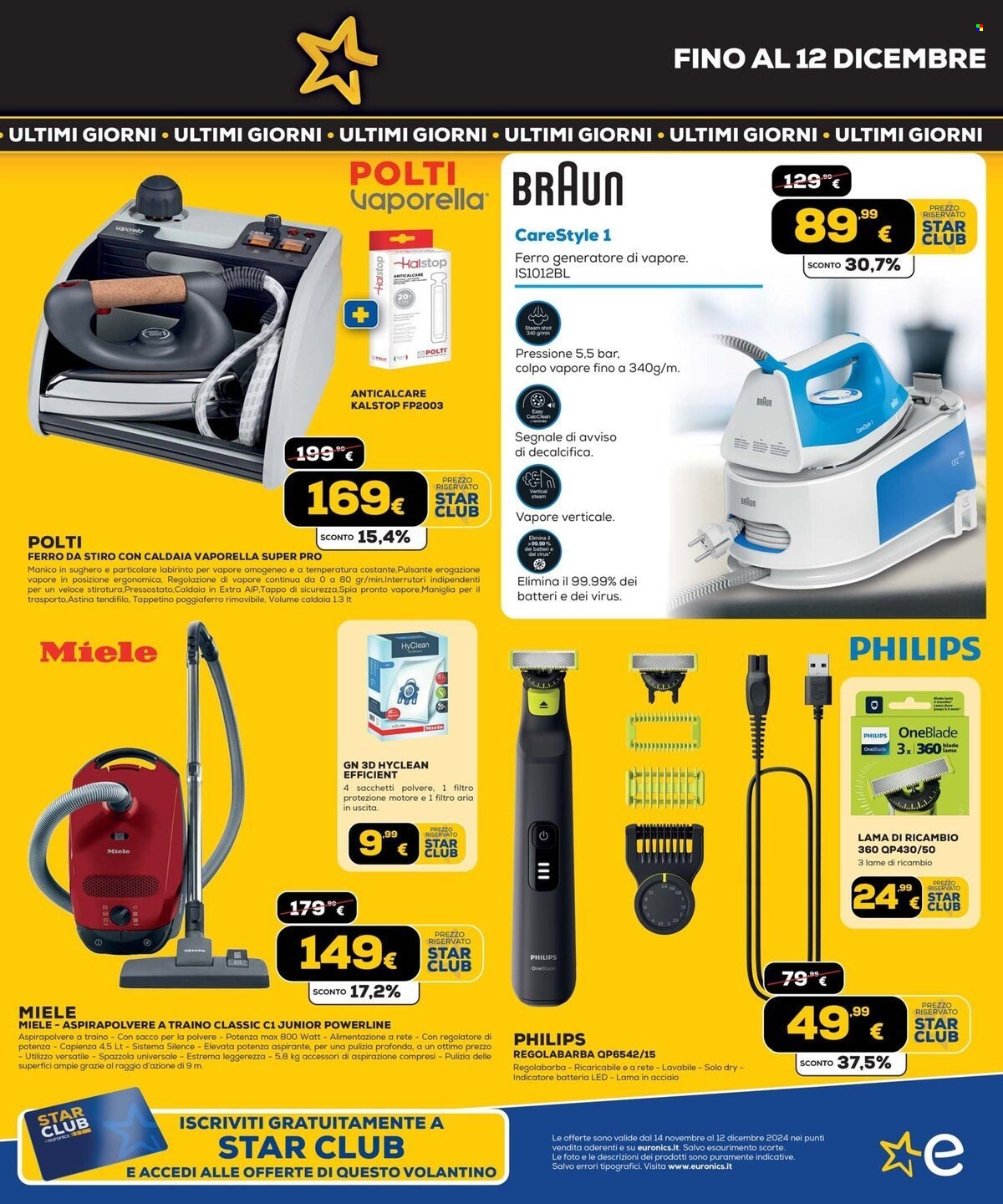 Volantino Euronics - 3/12/2024 - 12/12/2024. Pagina 27