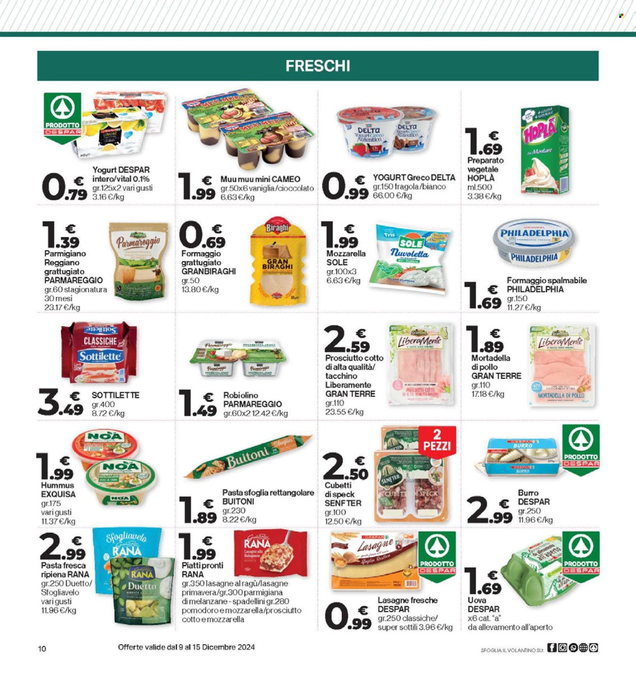 Volantino Eurospar - 9/12/2024 - 15/12/2024. Pagina 10