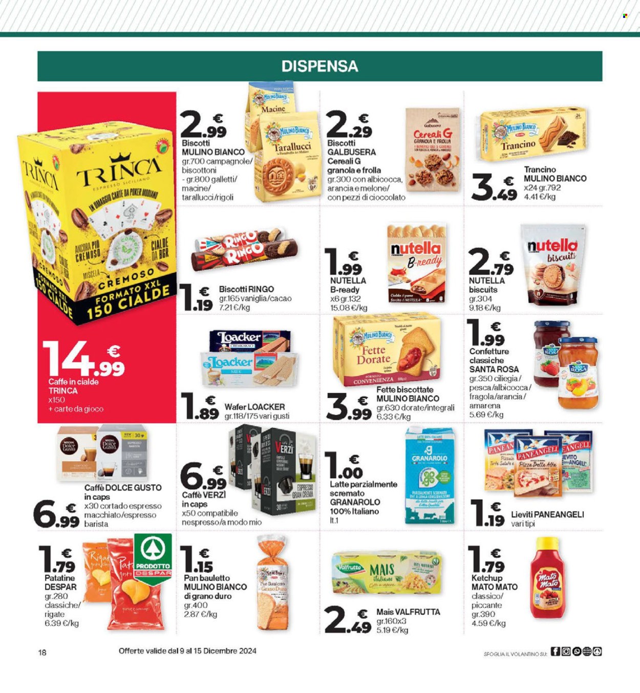Volantino Eurospar - 9/12/2024 - 15/12/2024. Pagina 18