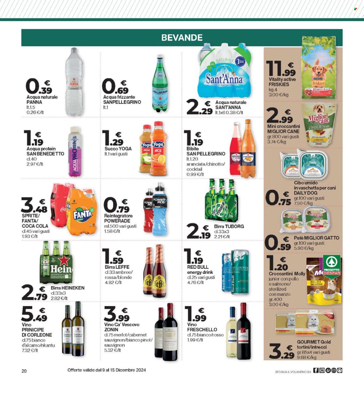 Volantino Eurospar - 9/12/2024 - 15/12/2024. Pagina 20