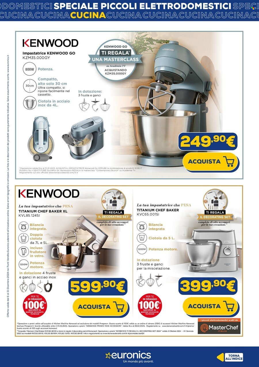 Volantino Euronics - 6/12/2024 - 31/12/2024. Pagina 17