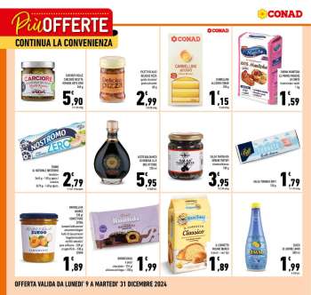 Volantino Conad - 9/12/2024 - 31/12/2024.