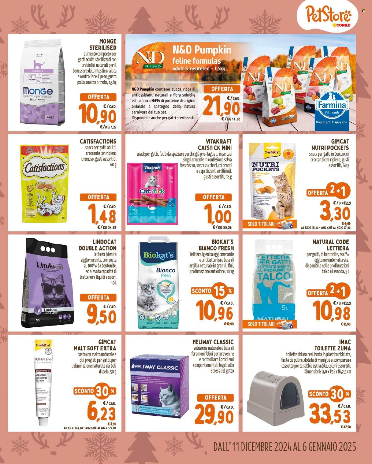 Volantino Pet Store Conad - 11/12/2024 - 6/1/2025. Pagina 5